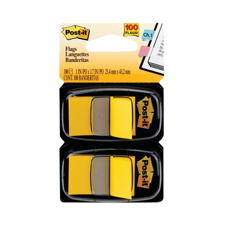 POST-IT Flag, 1", Yellow, PK100 680-YW2